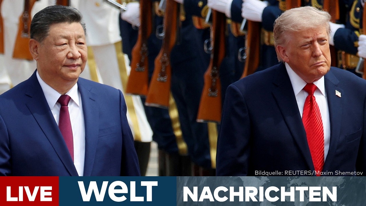 HOCHSPANNUNG IN PEKING: Machtpoker der Großmächte! Trump und "Freund" Xi beginnen Gespräche | LIVE