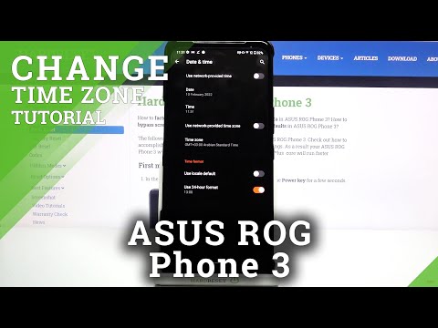 How to Change Date / Time in ASUS ROG Phone 3 – Find Time Zone & Clock Format Options