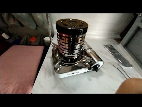 Check out my stove top heater! Van Life heating options