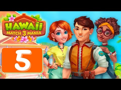 Hawaii Match-3 Mania - Episode 5 - Gameplay