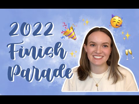 2022 Finish Parade + Stitchy Stats - Frizzy Lizzie Stitches