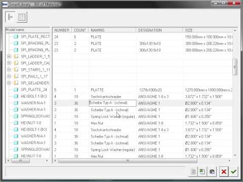 SMARTLibrary for Creo - Bill of Material - B&W Software