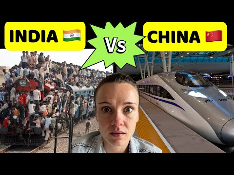 CHINA vs INDIA Railways: JAW-DROPPING || 关注中国