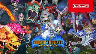 Ghost 'n' Goblins (and its Ghouls 'n' Ghosts sequels) has a longstanding reputation for being medieval, irreverent, and extremely, extremely difficult. This new game is a "resurrection" in the truest sense; aside from a Marvel vs. Capcom 3 appearance, we haven't seen Sir Arthur star in his core series since 2010. The old-school difficulty is still there, but only if you want it. Resurrection has four selectable difficulty levels. On the highest one: One hit, and you're done for.

