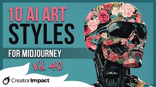 10 TRANSFORMATIVE Midjourney Prompts Styles & Tips: Vol 40