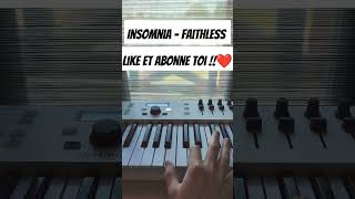 Insomnia - Faithless - Piano Easy Tutorial For beginners #shorts #youtubeshorts #piano