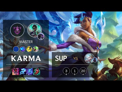 Karma Support vs Janna - EUW Master Patch 11.1