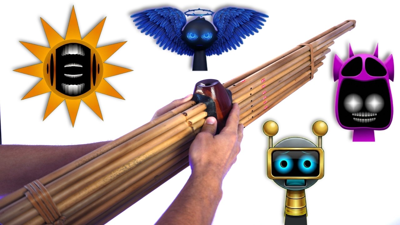 Sprunki Re-Re Mastered VS real instruments