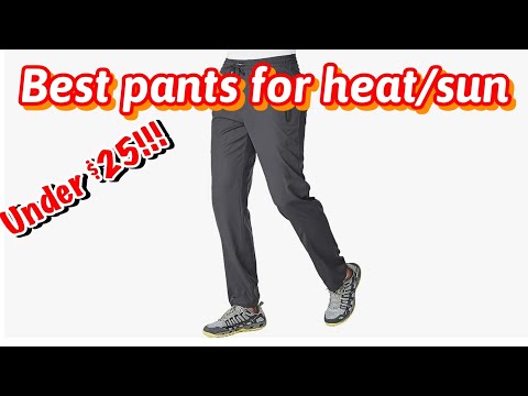 Best pants for summer fishing