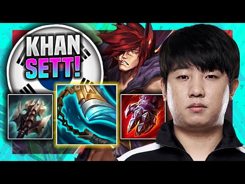 KHAN IS SO GOOD WITH SETT! - DK Khan Plays Sett Top vs Jax! | Season 11