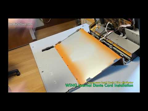 Brooklyn II Dante Card installation for amazing WING.