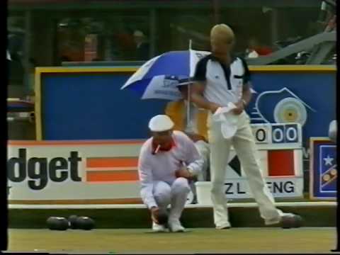 FLASH BACK - World Bowls Pairs Final Auckland 1988 New Zealand VS England  (Part 1 of 15 )