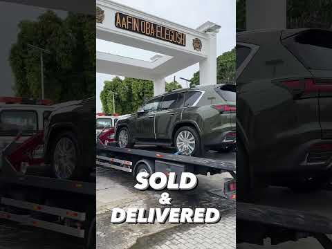 Oba Elegushi of Ikate Kingdom takes delivery of his 2023 Lexus LX 600 Executive VIP Package