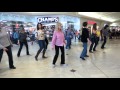 Flashmob Lips Are Movin Line Dance Oakdale Mall Johnson City NY 3 19 16