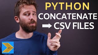 Download the video "How to concatenate multiple CSV files in one single CSV with Python"