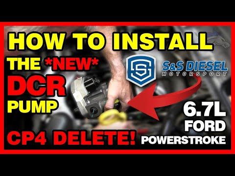 CP4 DELETE!!! HOW TO INSTALL a S&S DCR Pump on a Ford Powerstroke 6.7L #diesel #fordtrucks