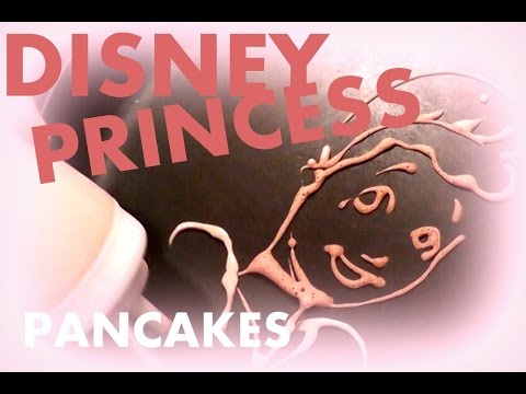 Princess pancakes [ pancake art ]