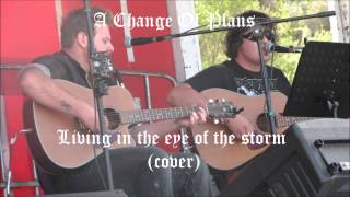 Tom Evans- Living in the eye of the storm (cover)