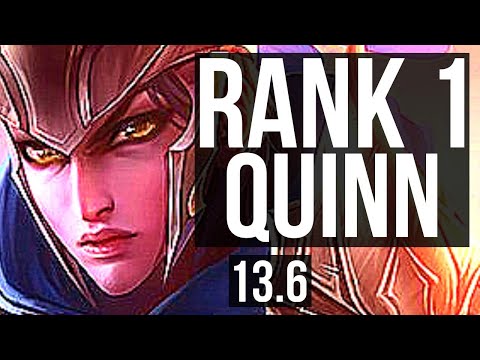 QUINN vs YONE (TOP) | Rank 1 Quinn, 1000+ games, 7/2/9 | KR Challenger | 13.6