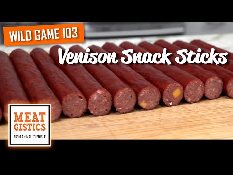 Wie man leckere Wildfleisch-Snacksticks zu Hause zubereitet - Wild Game 103