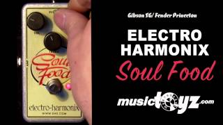 Electro-Harmonix Soul Food Distortion/Fuzz/Overdrive Guitar Pedal