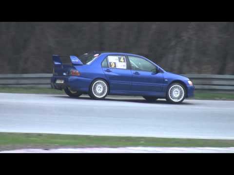 Marcin Słobodzian - Mitsubishi Lancer EVO IX - SuperOES IV Runda Tor Kielce 20-04-2013