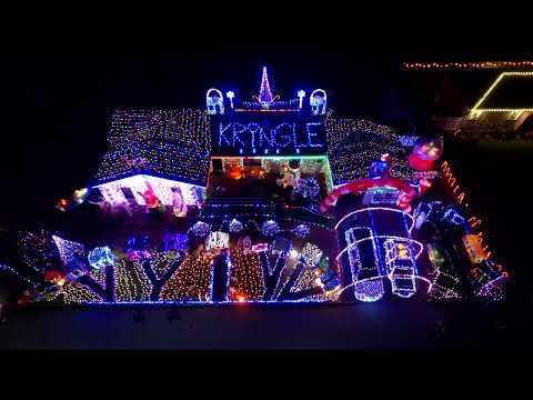Drone Footage from Stier House (Winner's of ABC's "The Great Christmas Light Fight 2022.")