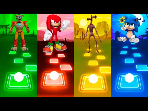 Chicken Song Vs Crazy Frog Vs Pikachu Vs Alien Dance | Tiles Hop