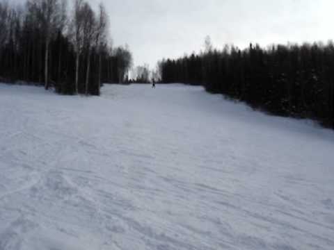 Downhill skiing at 50 MPH