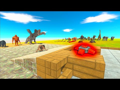 EXPLOSIVE JUMP - ALL UNITS VS CONTACT MINE - Animal Revolt Battle Simulator