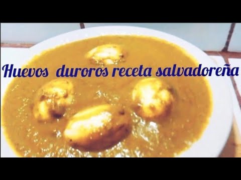 Huevos en alguashte fácil de preparar y delicioso