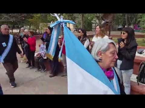 Banderas, Memoria y Comunidad: Así se vivió el acto del 12 de Octubre en San Marcos Sierras