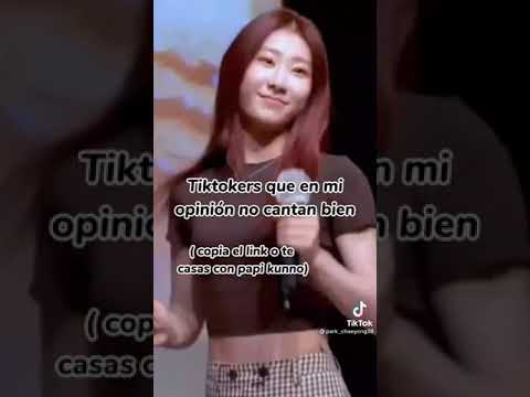 tiktokers que no cantan bie n  ( no hate)