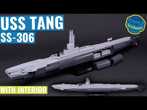 USS TANG - Submarine with interior - COBI 4831 (Speed Build Review)
