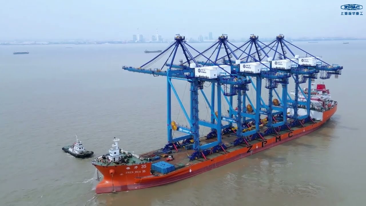 ZPMC’s Zhenhua 35 set out for Mombasa, Kenya