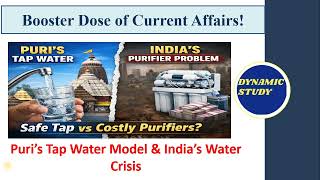 Puri’s Drinkable Tap Water & India’s Purifier Paradox | Current Affairs Explained