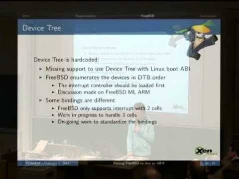 [FOSDEM 2014] Porting FreeBSD on Xen on ARM
