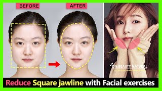 How to change Square face shape and reduce Square jaw naturally | Square jaw reduction exercise