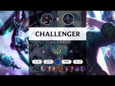 Challenger Match: Super Elise vs Super Shen - EUW server Patch 14.13