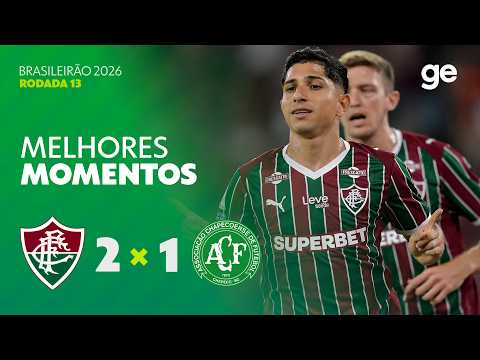 Gols e lances de Fluminense x Chapecoense