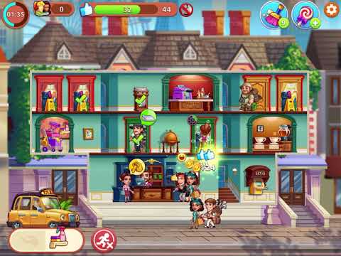 Hotel Frenzy Gameplay Part 9 | Second Hotel! | Level 41-46 - YouTube