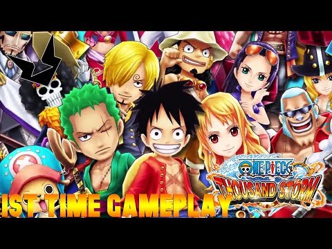One Piece Thousand Storm Gameplay | A Really Strage One Piece Game...
