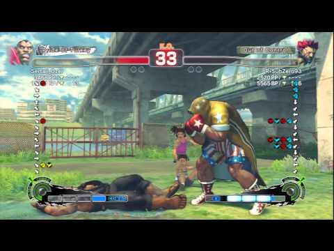 Sertali_Ozer [Balrog] Vs R-SubZero93 [Akuma] SSF4 AE 2012 Ranked Matches - PSN