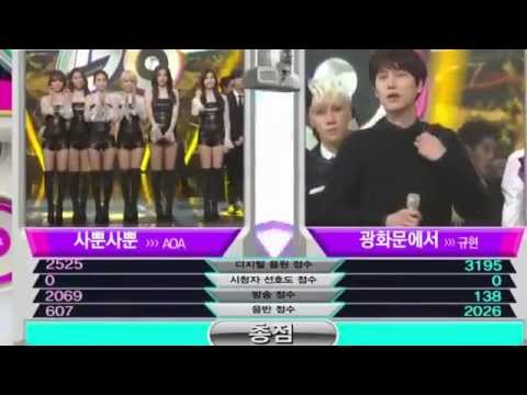 141122 Kyuhyun 규현   광화문에서 At Gwanghwamun + Interview  No1 with AOA  Donghae