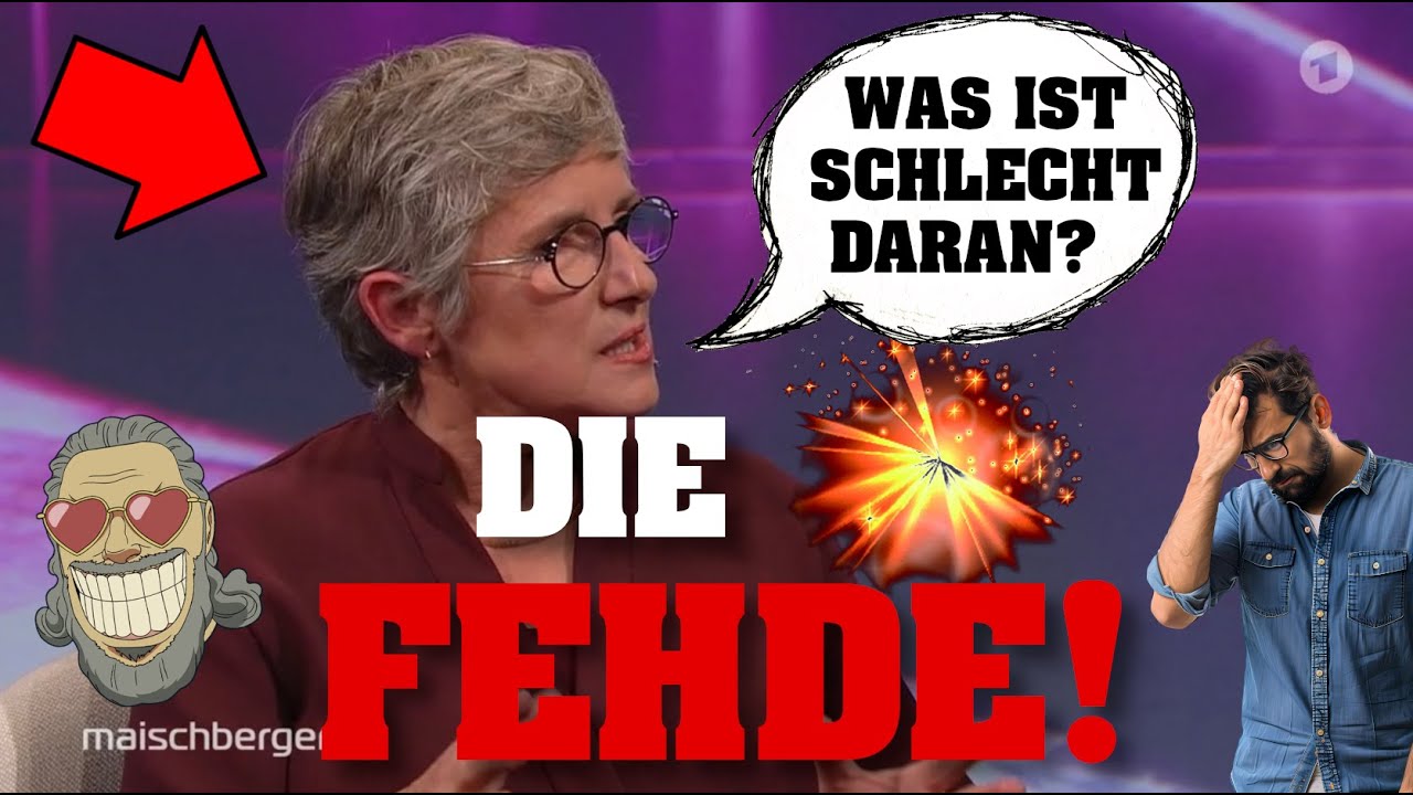 GRÜNES Urgestein kämpft verbissen wie eine LÖWIN! 💥⚡️ | maischberger 📺 #PolitSatire