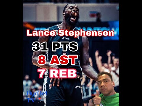Lance Stephenson (31 PTS 8 AST 7 REB) McKenzie Moore (41 PTS 5 AST 7 REB) | TNT vs LIAONING