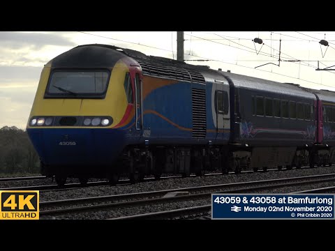 43059 & 43058 at Bamfurlong - 02nd November 2020