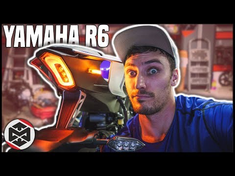 DOPE INTEGRATED TAIL LIGHT!! [Yamaha R6]