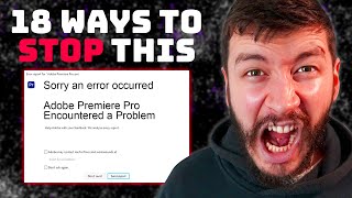 How to STOP Premiere Pro Crashing and Wasting your Time
