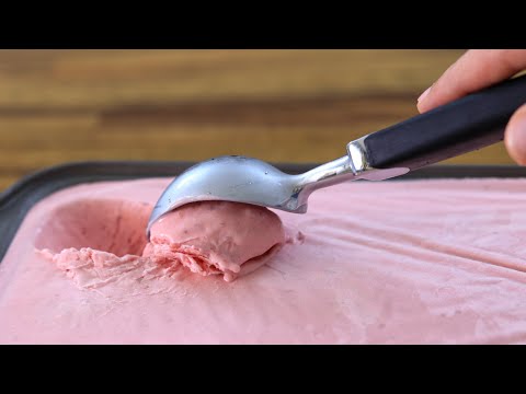 Easy Homemade Strawberry Ice Cream Recipe (Only 3-Ingredients)